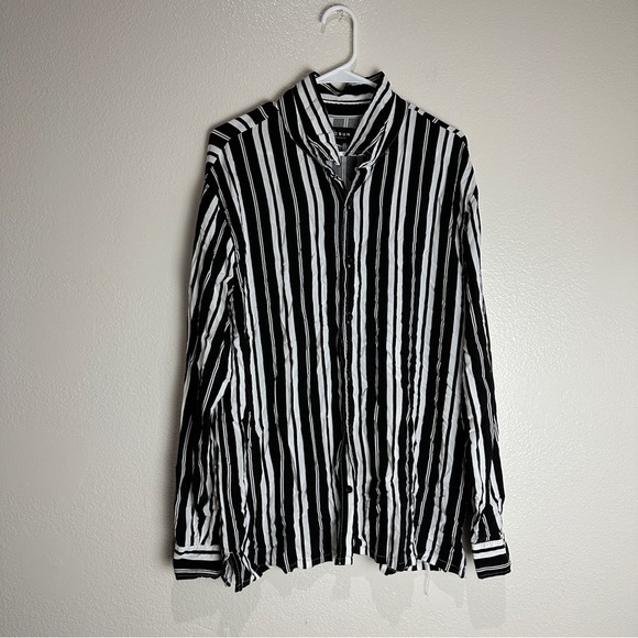 Pacsun Striped Button Up Shirt Size XL - Picture 1 of 7